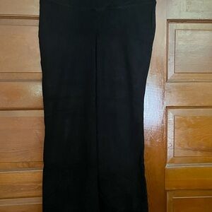 Maternity flare, Old Navy, yoga pants, regular length black with half panel